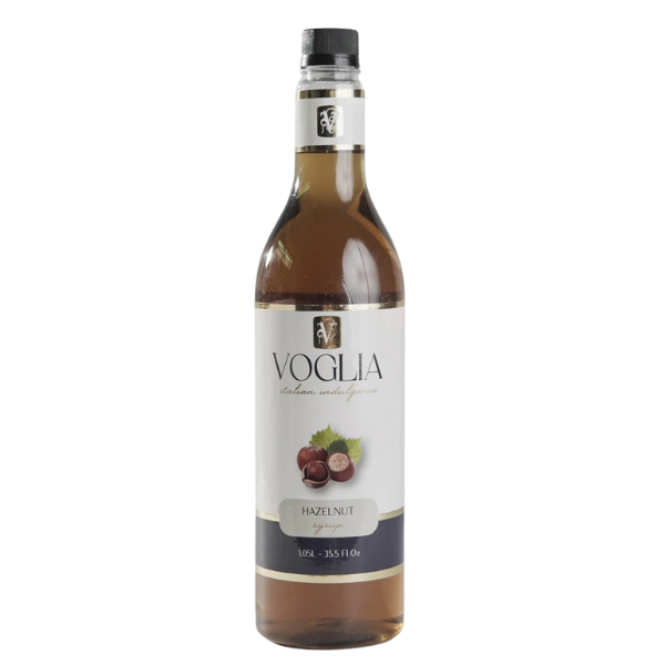 Voglia Hazelnut Coffee Syrup - 1.05 L